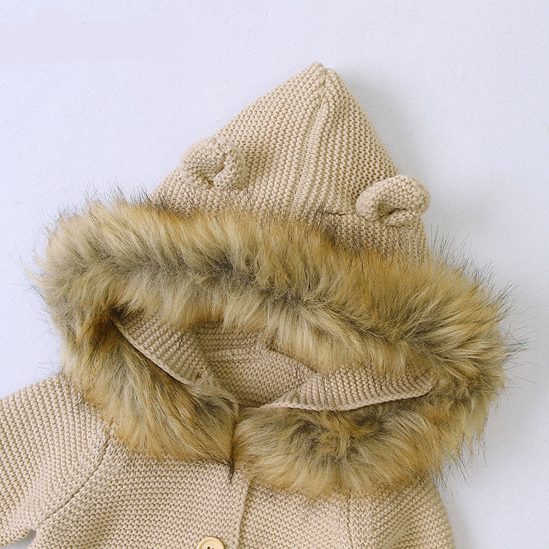 Children's Warm Sweater – Unisex Cute Pastoral & Bohemian Style