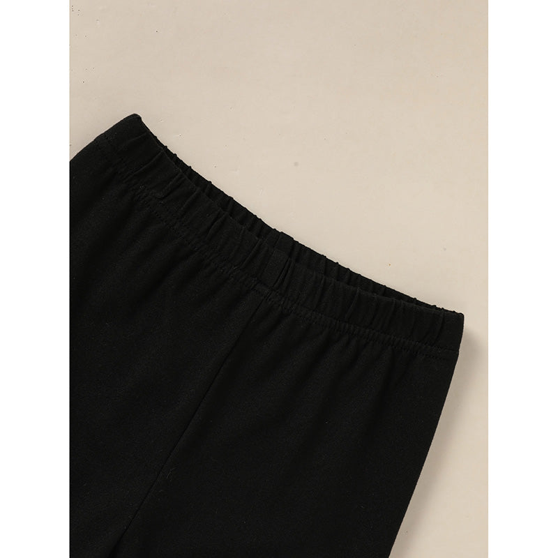 Kid's 'Grandma And Granddaughter' Letter & Heart Print Long Sleeve Top & Pants Set, 2 Sets Comfy Loungewear Outfit