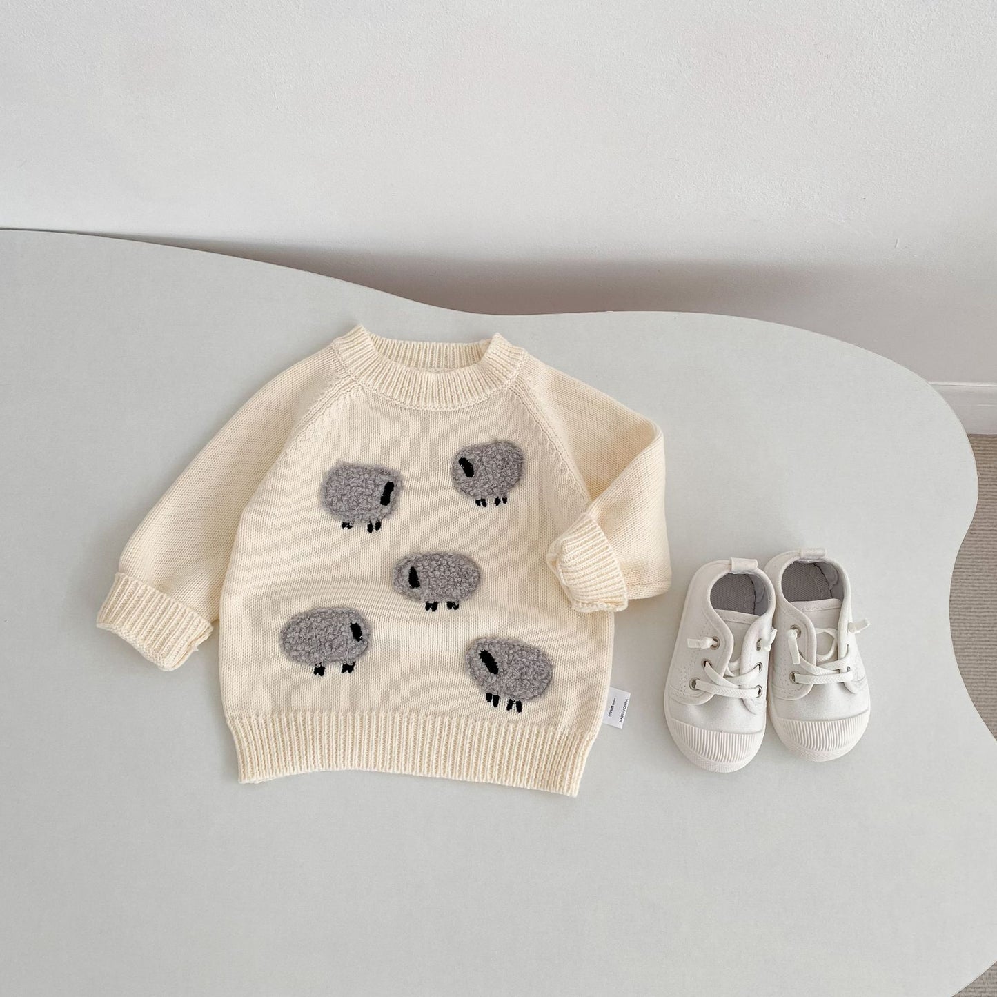 100% cotton baby sweater size 66–100 cm for newborns and toddlers