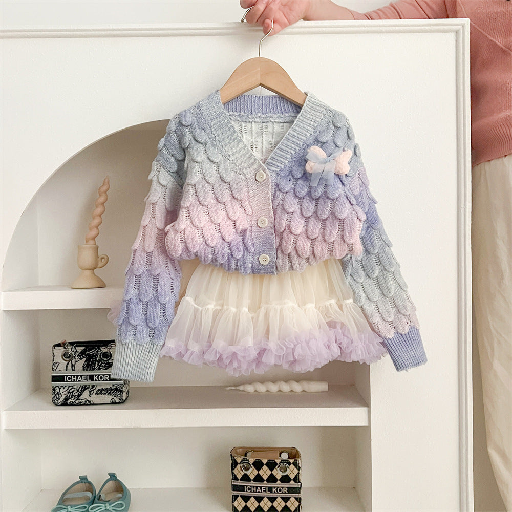 Cardigan Tutu Skirt set