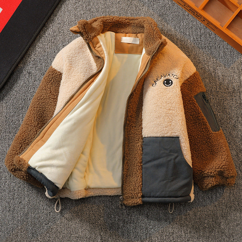 Lamb Wool Warm Coat