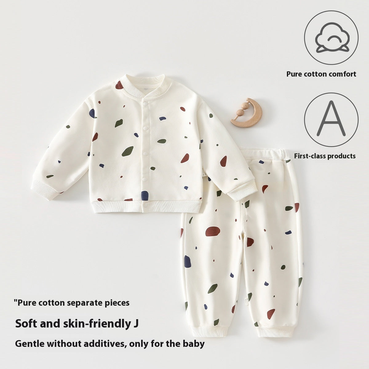 Pure Cotton Baby Split Sweater