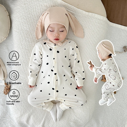 Pure Cotton Rompers Jumpsuit
