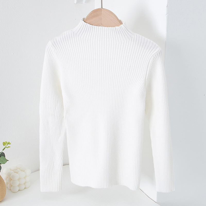 Mock Neck Sweater Knitwear Top