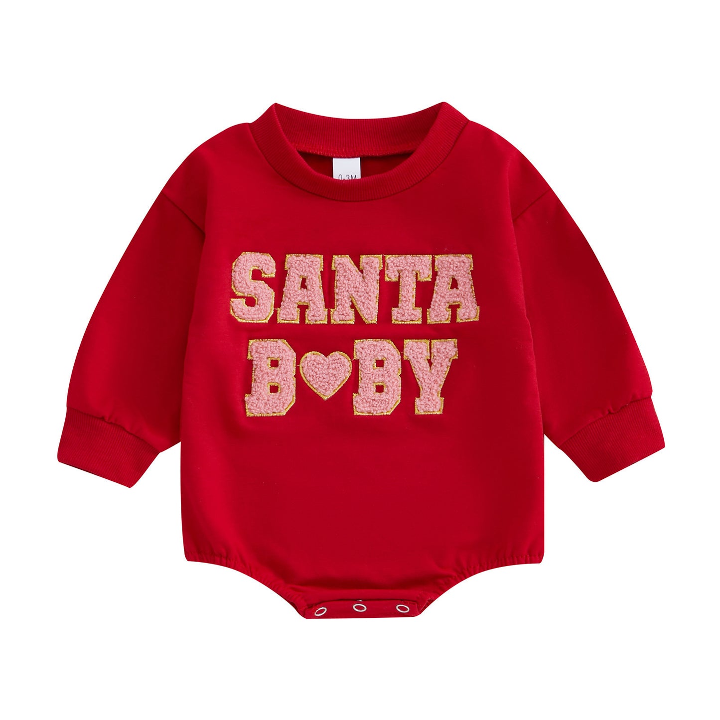 Christmas Sweatshirt Romper