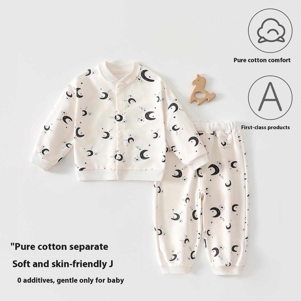 Pure Cotton Baby Split Sweater