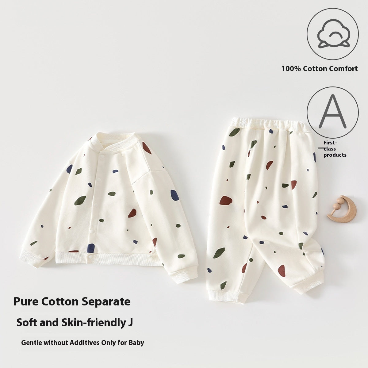 Pure Cotton Baby Split Sweater